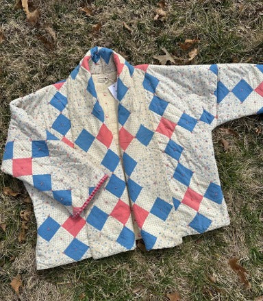 CUSTOM Quilt Coat - Send your own Quilt to be made into a Memorable Keepsake, Choose from 5 Styles